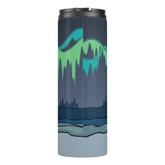 Native Bear Art Tumbler Tasse Polar Bear Trinkbehä (Rückseite)