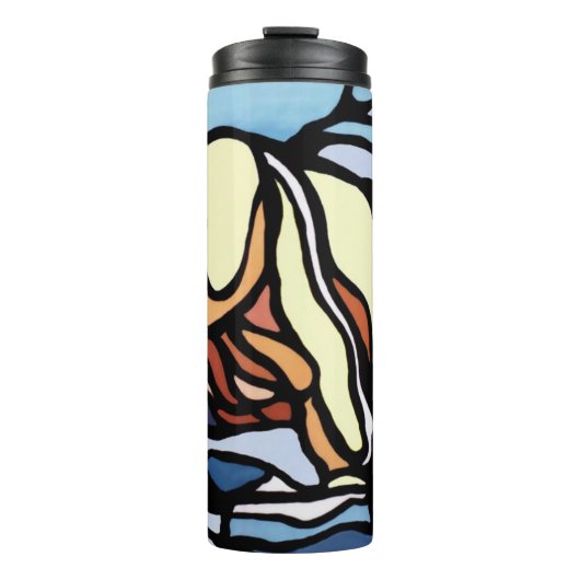Native Bear Art Tumbler Tasse Polar Bear Trinkbehä (Vorderseite)