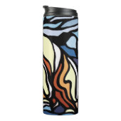 Native Bear Art Tumbler Tasse Polar Bear Trinkbehä (Nach rechts gedreht)