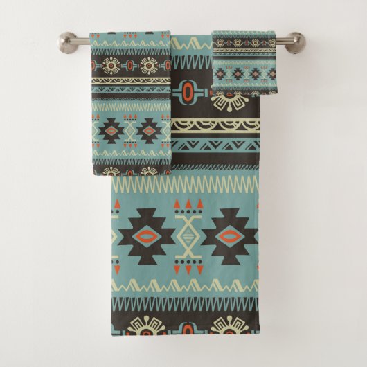 Native Blanket Muster Badhandtuch Set (Insitu)