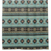Native Blanket Muster Duschvorhang (Vorderseite)