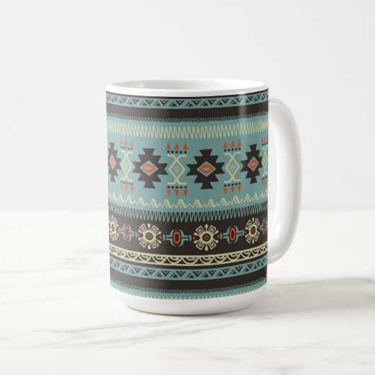 Native Blanket Muster Kaffeetasse (VorderseiteRechts)