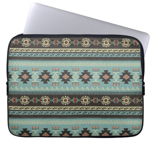 Native Blanket Muster Laptopschutzhülle (Vorderseite)