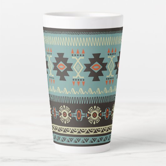 Native Blanket Muster Milchtasse (Vorderseite)