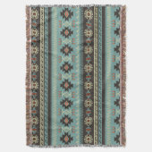 Native Blanket Muster Throw Decke (Vorderseite Vertikal)