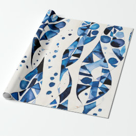 Native Blue Harmony Geschenkpapier