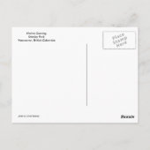 Native Carving Postkarte (Rückseite)