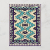 Native Chief Pattern Postkarte (Vorderseite)