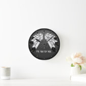 Native Clock Custom First Nation Stamm Wall Clock Runde Wanduhr (Zuhause)