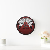 Native Clock Custom First Nation Stamm Wall Clock Runde Wanduhr (Zuhause)