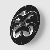 Native Clock Custom First Nation Stamm Wall Clock Runde Wanduhr (Winkel)