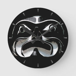 Native Clock Custom First Nation Tribe Wall Clock Runde Wanduhr