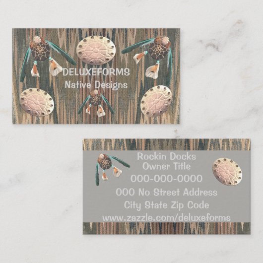 Native Cod Gray Dollar Visitenkarte (Vorne/Hinten)