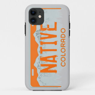 Native Colorado Orange Nummernschild iPhone 5 Fall Case-Mate iPhone Hülle