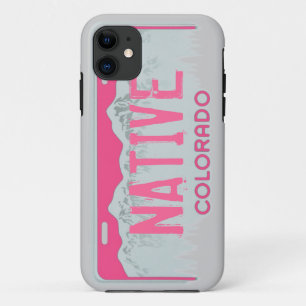 Native Colorado rosa Nummernschild iPhone 5 Fall Case-Mate iPhone Hülle