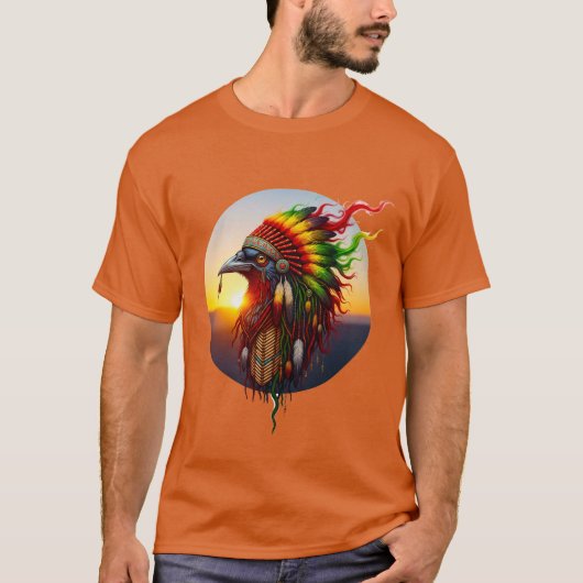 Native Crow 03 T-Shirt (Vorderseite)