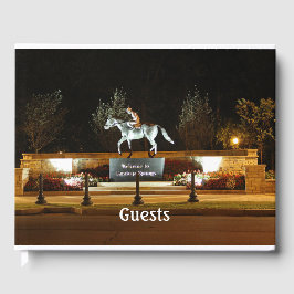 Native Dancer Horse Statue Saratoga Gästebuch