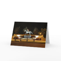 Native Dancer Horse Statue Saratoga Grußkarte