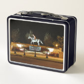 Native Dancer Horse Statue Saratoga Lunchbox (Rückseite)