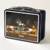 Native Dancer Horse Statue Saratoga Lunchbox (Vorderseite)