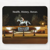 Native Dancer Horse Statue Saratoga Mousepad (Vorne)