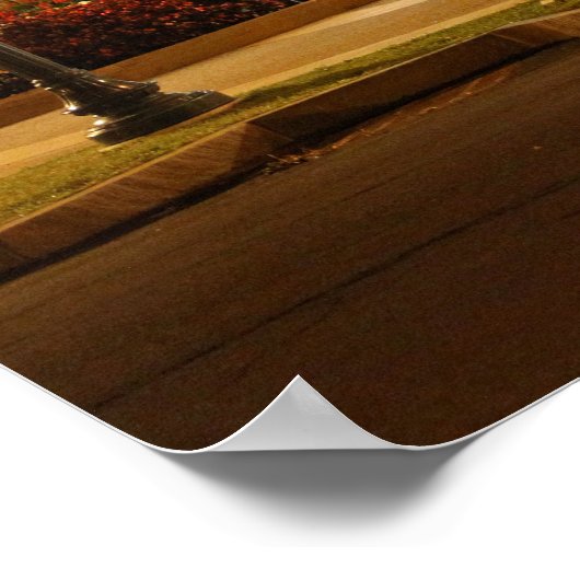 Native Dancer Horse Statue Saratoga Poster (Ecke)