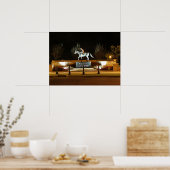 Native Dancer Horse Statue Saratoga Poster (Küche)