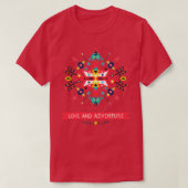 Native Decorative Red T-Shirt (Design vorne)