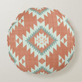 Native Desert Round Pillow Rundes Kissen
