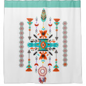 Native Design Duschvorhang (Vorderseite)