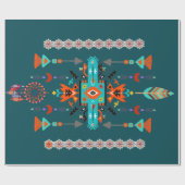 Native Design Geschenkpapier (Flach)