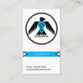 Native Eagle Business Card Visitenkarte (Vorderseite)