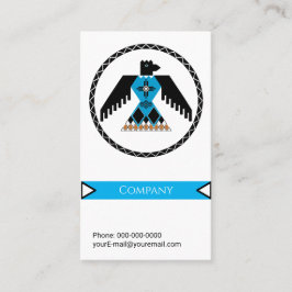 Native Eagle Business Card Visitenkarte