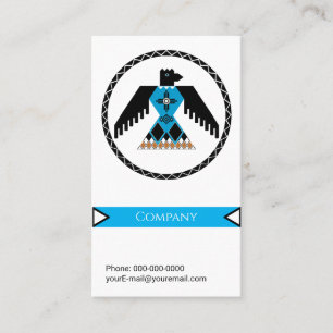 Native Eagle Business Card Visitenkarte