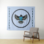 Native Eagle Tapestry Wandteppich (Beispiel (Horizontal))
