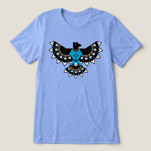 Native Eagle Tri-Blend Shirt (Design Vorderseite)