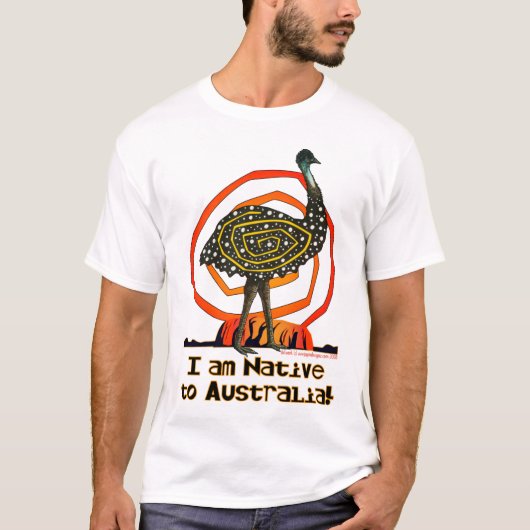Native Emu T-Shirt (Vorderseite)