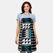 Native Feather Segen auf Türkis Schürze (Getragen)