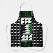 Native Feather Segen in Grün Schürze (Vorderseite)