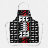 Native Feather Sessing in Red Schürze (Vorderseite)