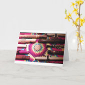 Native Flute Notecard Karte (Gelbe Blume)