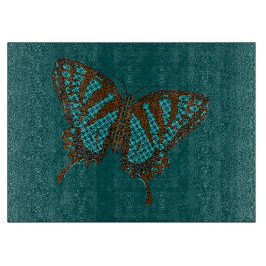 Native Frack Glass Cutting Board Schneidebrett (Vorderseite)