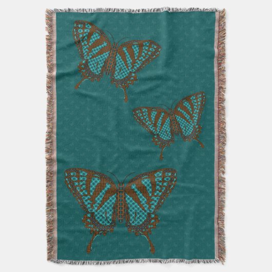 Native Frack Throw Blanket Decke (Vorderseite Vertikal)