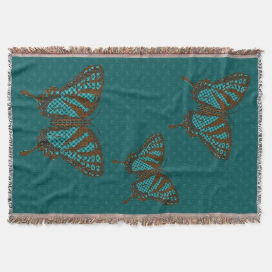 Native Frack Throw Blanket Decke (Vorderseite)