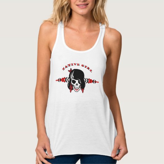 Native Girl Tank Top (Vorderseite)
