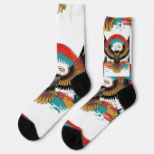 Native Golden Eagle Crew Socken (Linkes Detail)
