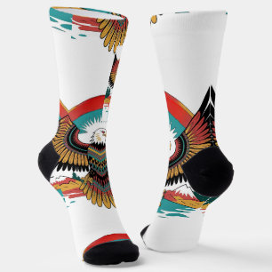 Native Golden Eagle Crew Socken