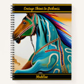 Native Heritage Notebook: Künstlerischer Flair Notizblock (Vorderseite)