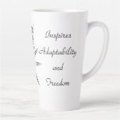 Native Hummingbird Totem Latte Tasse (Rechts)
