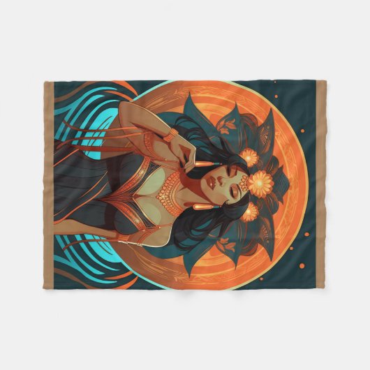 NATIVE INSPIRATION #2 FLEECEDECKE (Vorderseite (Horizontal))